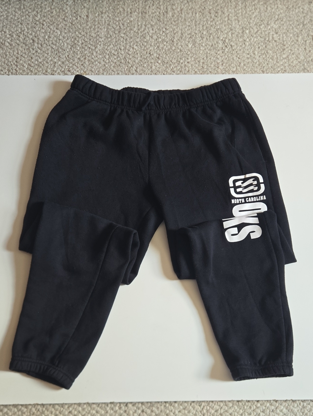 Black Men's Outer Banks Sweatpants with Side Graphic